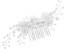 Elegante Acessório De Cabelo Com Pérolas Para Noivas E Damas De Honra.