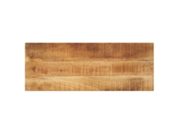 Vidaxl Tampo De Mesa Retangular 90x30x2,5 Cm Mangueira Áspera Maciça