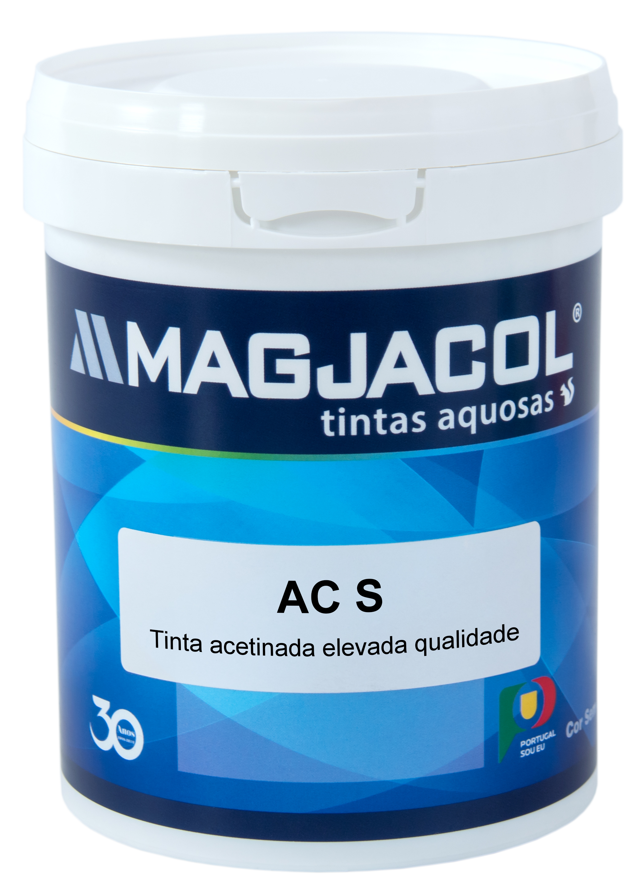Tinta Aquosa Acetinada Branca MAGJACOL Especial para Interior Ac S 1L