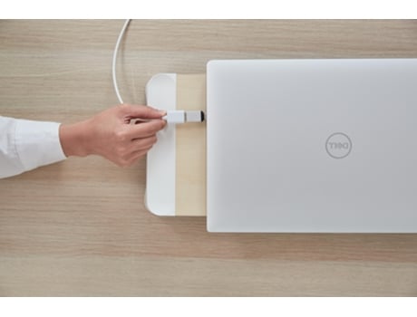 3-IN-1 WOODEN MONITOR STAND HUB WITH FAST WI.