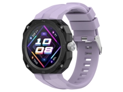 Bracelete de relógio de silicone monocromático para Huawei Watch GT Cyber (roxo)