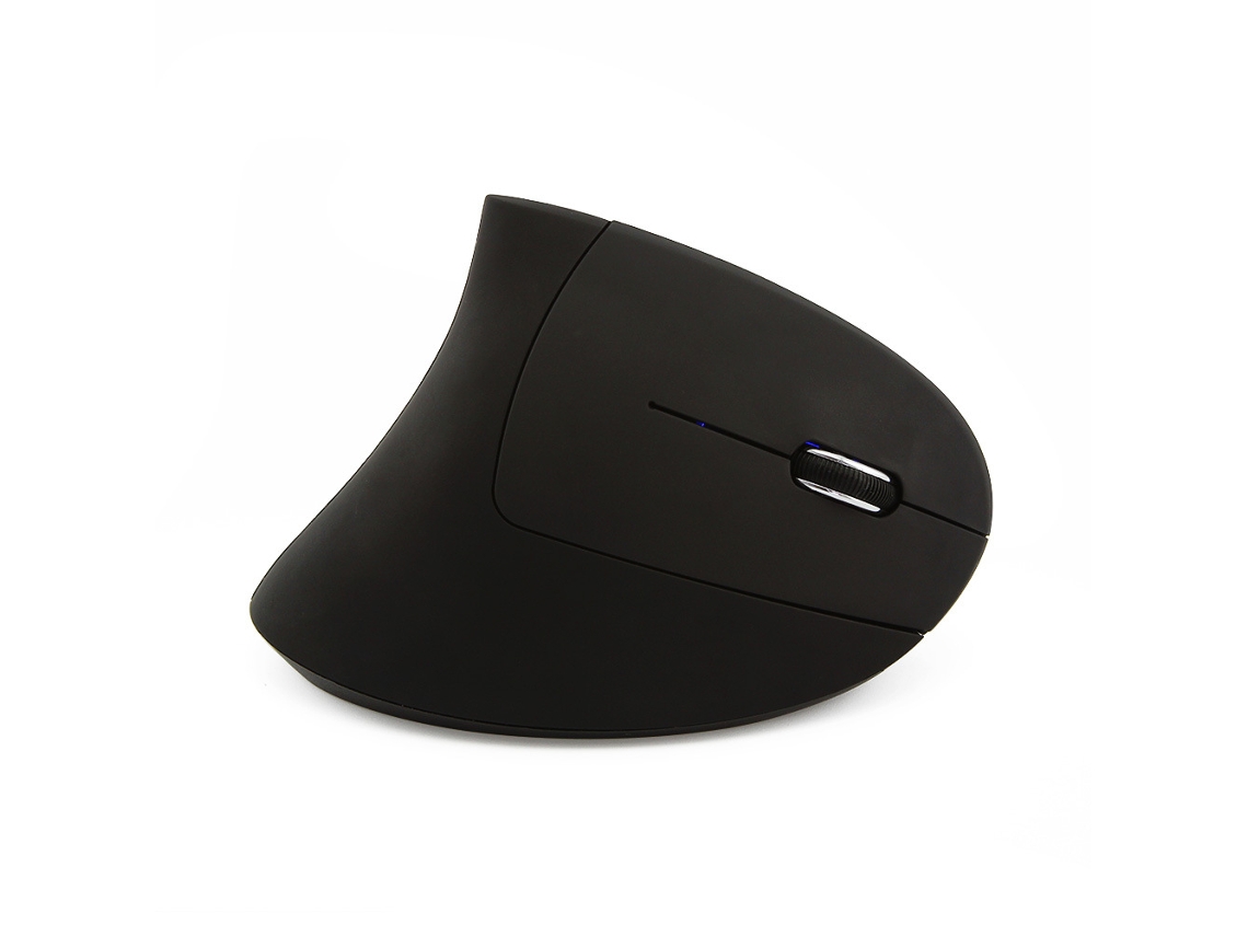 Rato Vertical Ergonómico, Rato Sem Fios Para Escritório, Preto
