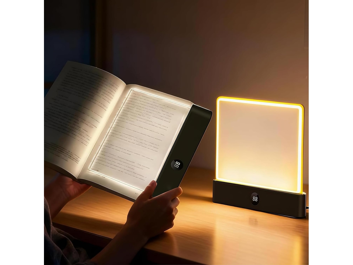 Luz De Leitura Inteligente Led Recarregável Com Iluminação Nítida