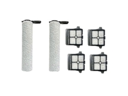 Conjunto De 6 Peças Para Aspirador De Pó A Vapor Floor One S7: Escova Rotativa E Filtro Hepa._ptg