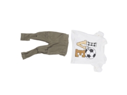 Primerox conjunto de Roupas para Boneca 18 Polegadas Camisa Manga Curta e Calças Qd18‑050