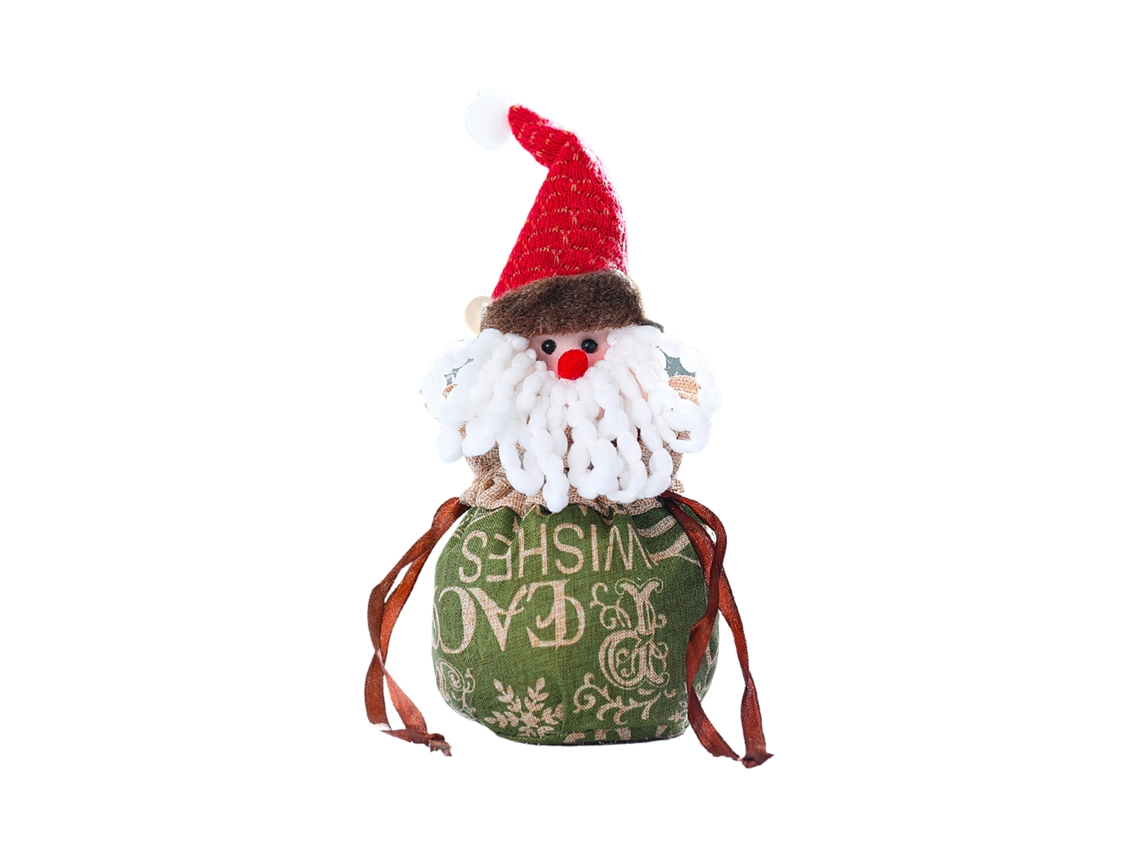 Laxiscreed Bolsa De Natal Com Letras Para Presentes De Idosos, Maçã, 25x15cm