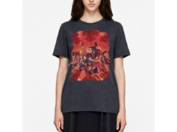 Rockinstone Bill And Ted Shadows Heather Navy Adult T-shirt Size:xxl
