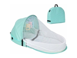 Cama De Viagem Para Bebê Com Tela Mosquiteira, Cama Dobrável Para Bebê, Berço, Cama De Viagem Biônica, Algodão Respirável, Ninho Confortável, Repelent