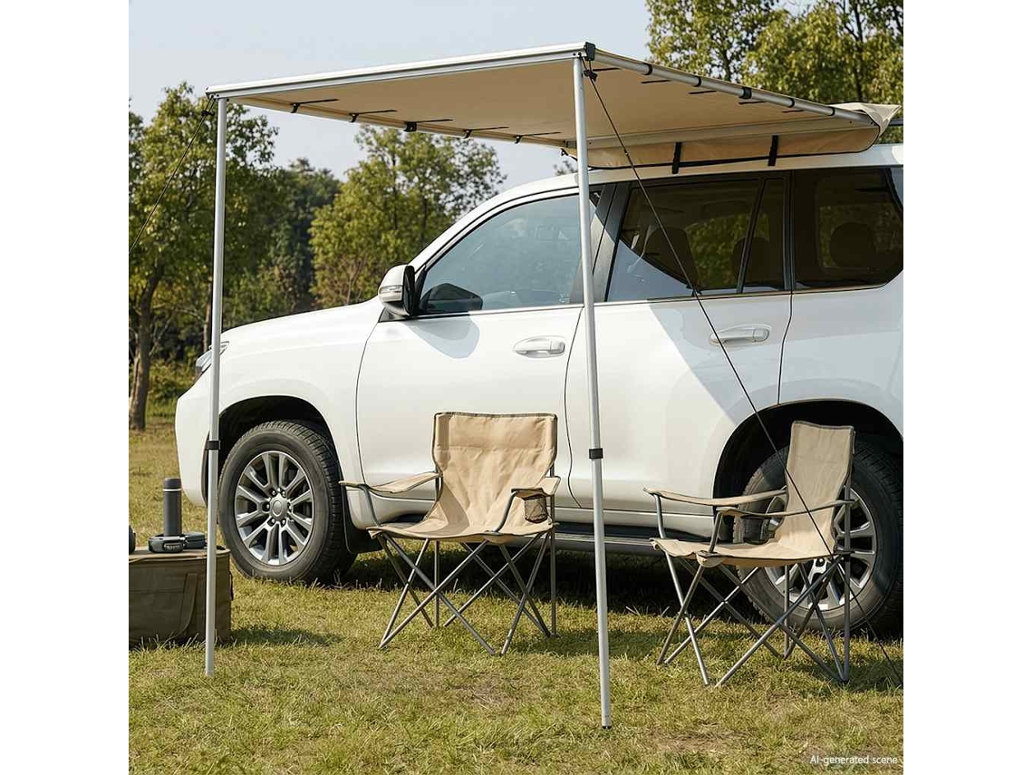 Vidaxl Toldo Para Autocaravana 1,2x2x2,15 M Bege