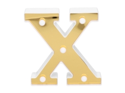 Luminária em Formato de X com o Alfabeto Inglês Exclusivo para Decoração de Casa CHABERLU