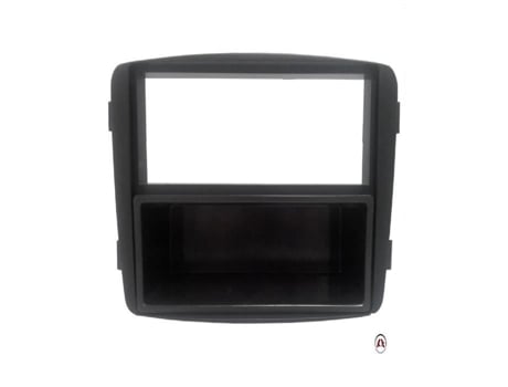 Suporte para Auto-Rádio 2Din Compatível com Mercedes Ap00 com Bolso Vazio Preto