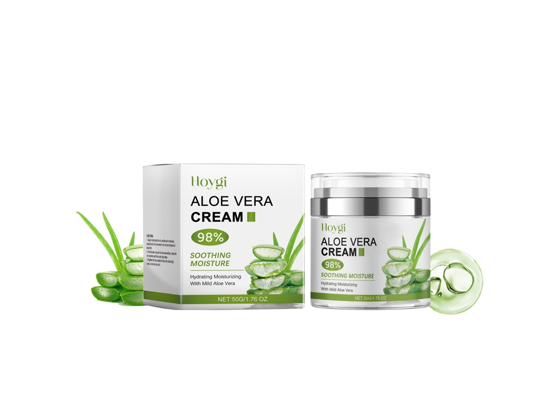 Creme Aloe Vera Natural Hidratante Pele Saudável