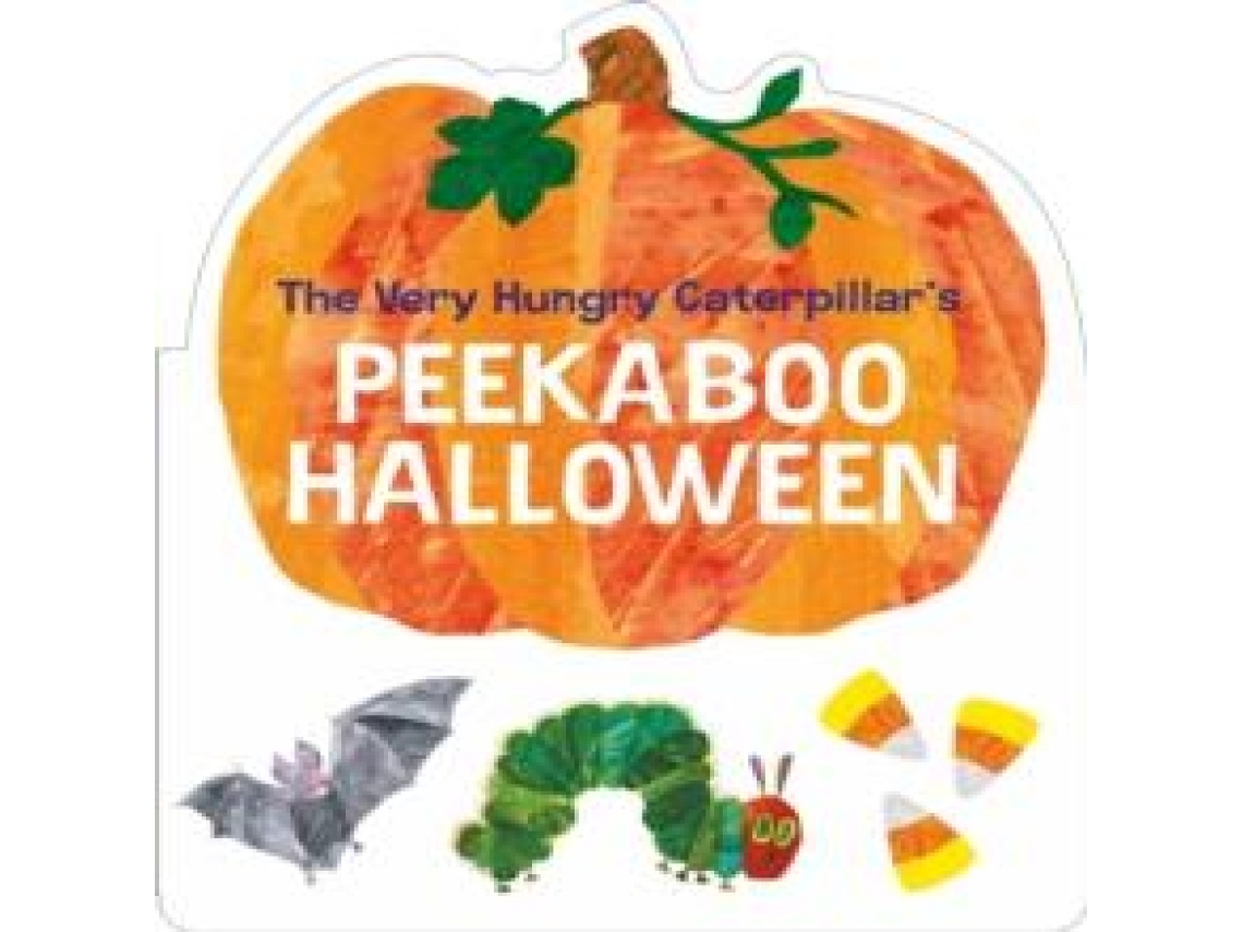 Livro The Very Hungry Caterpillars Peekaboo Halloween de Eric Carle (Inglês)