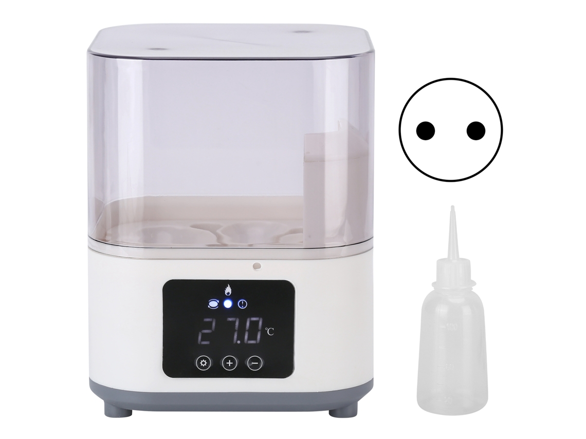 Incubadora automática para 6 ovos com controle de temperatura