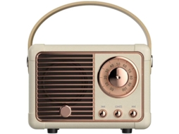 Mini Alti Falante Sem Fio Bluetooth Retrô Alti Falante Bluetooth Externo Com Som Estéreo Cristalino E Graves Ricos Alti Falante Portátil Yizhood