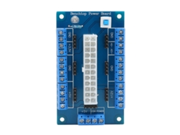 Mali placa de Quebra de Alimentação Atx Dc 24 e 20 Pinos com Indicador Led e Botão de Bloqueio