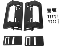 Conjunto De Puxadores De Porta De Geladeira Em Plástico Preto Para Autocaravanas (1 Peça)