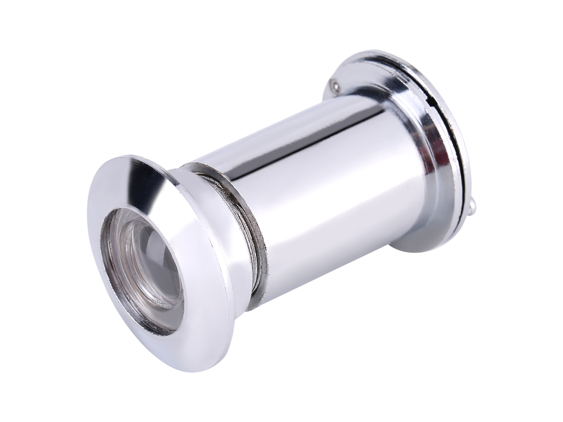 Laxiscreed Visor De Porta Metálico 26mm Resistente A Arrombamentos Com Tampa Traseira