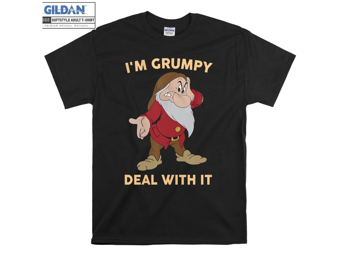 T-shirt Rockinstone Grumpy Dwarf Funny I'm Grumpy(l)