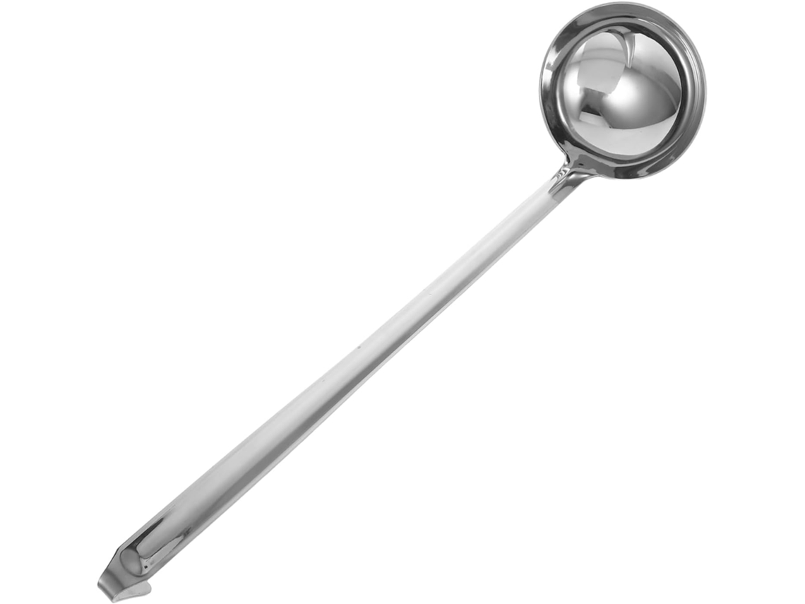 Concha De Aço Inoxidável: Feita De Aço Inoxidável De Alta Qualidade, Esta Concha É Ideal Para O Uso Diário Em