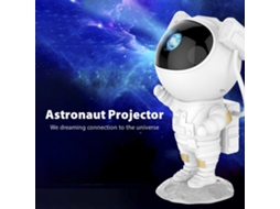Mali projetor de Estrelas Astronauta com Luz Noturna Led para Decoração de Quarto e Ambiente Galáctico