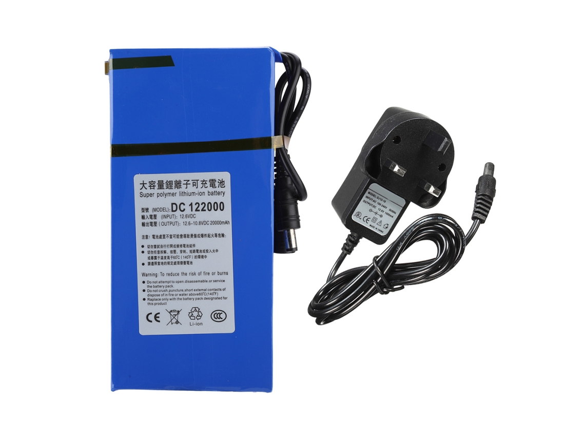Aetheria bateria de Lítio Polimero de Grande Capacidade 20000mah com Interruptor On/off Dc 122000