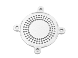 Capa de Ventoinha Rc 50mm Alumínio Cnc Leve Prata