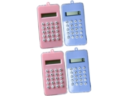 Mini Calculadora Portátil Com Design Divertido, Ferramenta De Cálculo De Bolso, Cor Aleatória, 2 Uni Gokoco