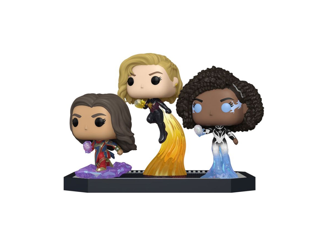 Figura Funko Ms. MARVEL Capitã MARVEL & Fóton Pop! Momento de Filme