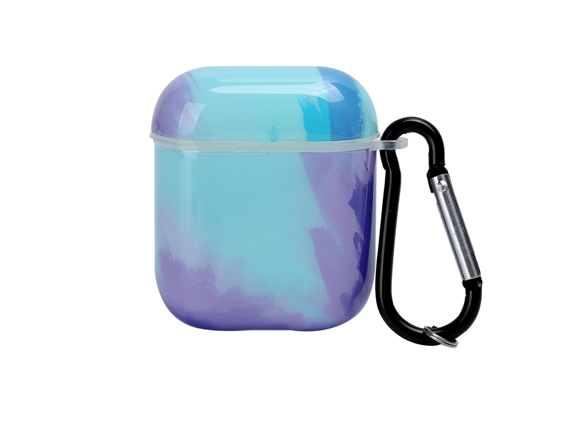 Capinha Protetora Mali para Fones de Ouvido Ios Earbuds 1/2 com Carabiner Absorvente de Impactos