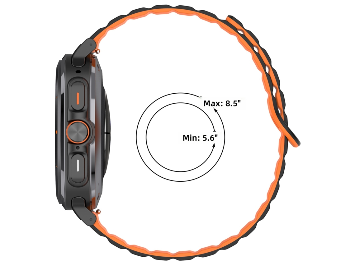 Bracelete Loop Magnético para Samsung Galaxy Watch 7 Ultra Superfície Brilhante, Duas Cores CHABERLU