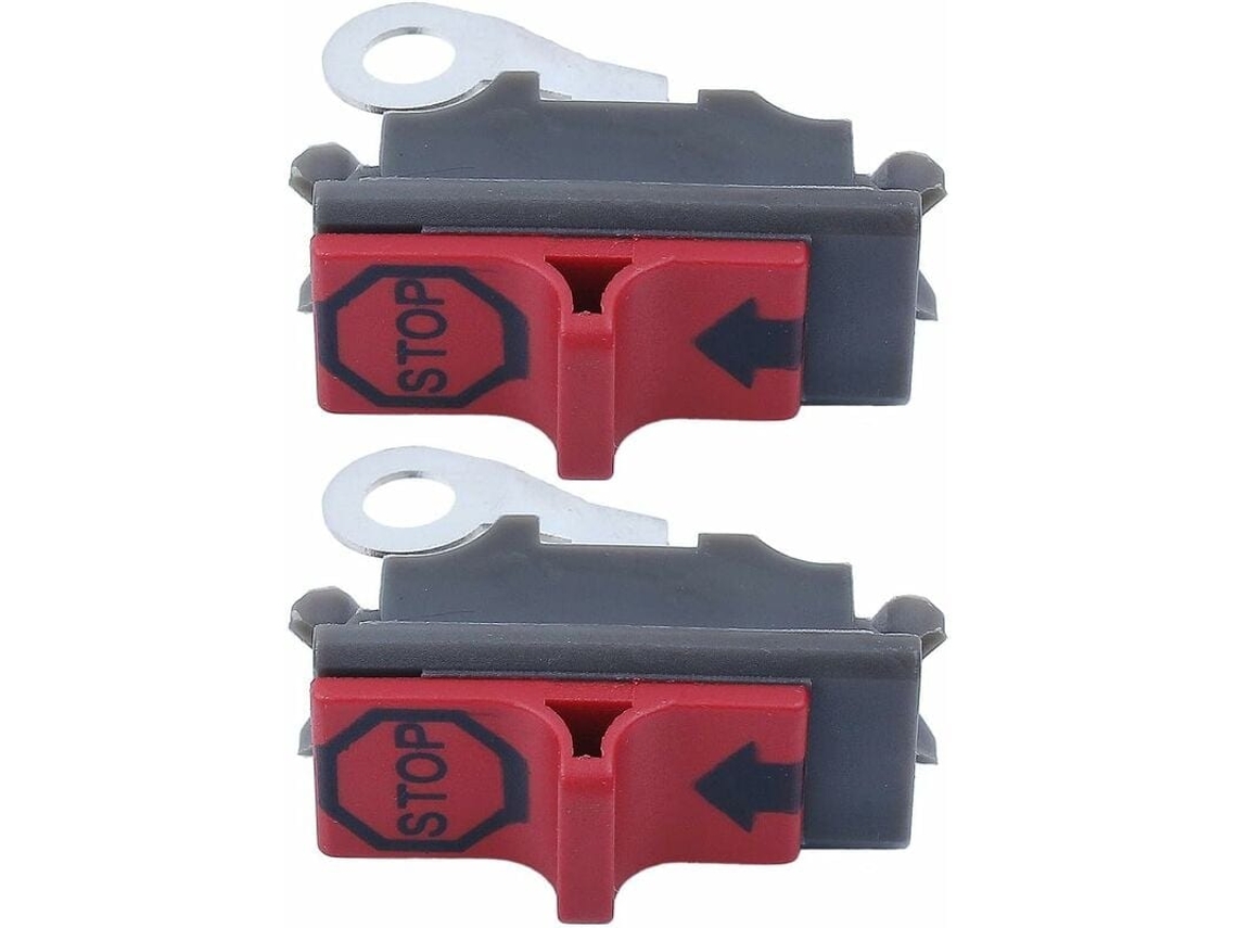 Kit 2 Interruptores De Emergência Para Serra De Corrente Husqvarna 136 137 141 142 36 41 50 51 55 268 272 281 288 254 257 394 395