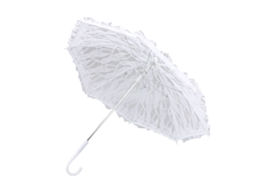 Guarda Sol De Renda Branca Elegante J Para Decoração De Casamento