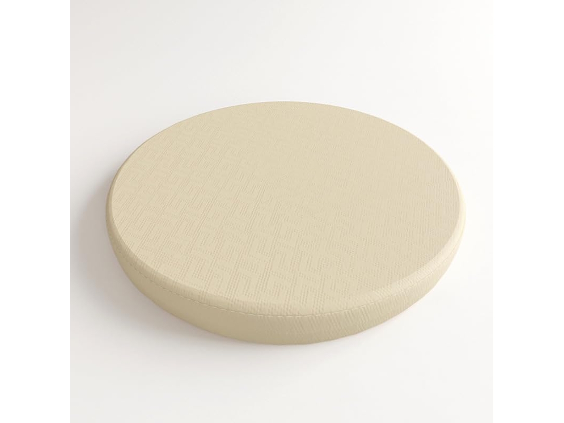 Almofada Para Jardim, Terraço, Casa, Cozinha, Escritório, Grossa, Confortável, 30x 4, 5cm Branca B