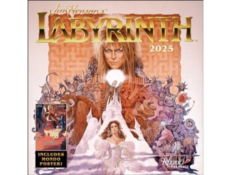 Livro Jim Hensons Labyrinth 2025 Wall Calendar de Jim Henson Company (Inglês)