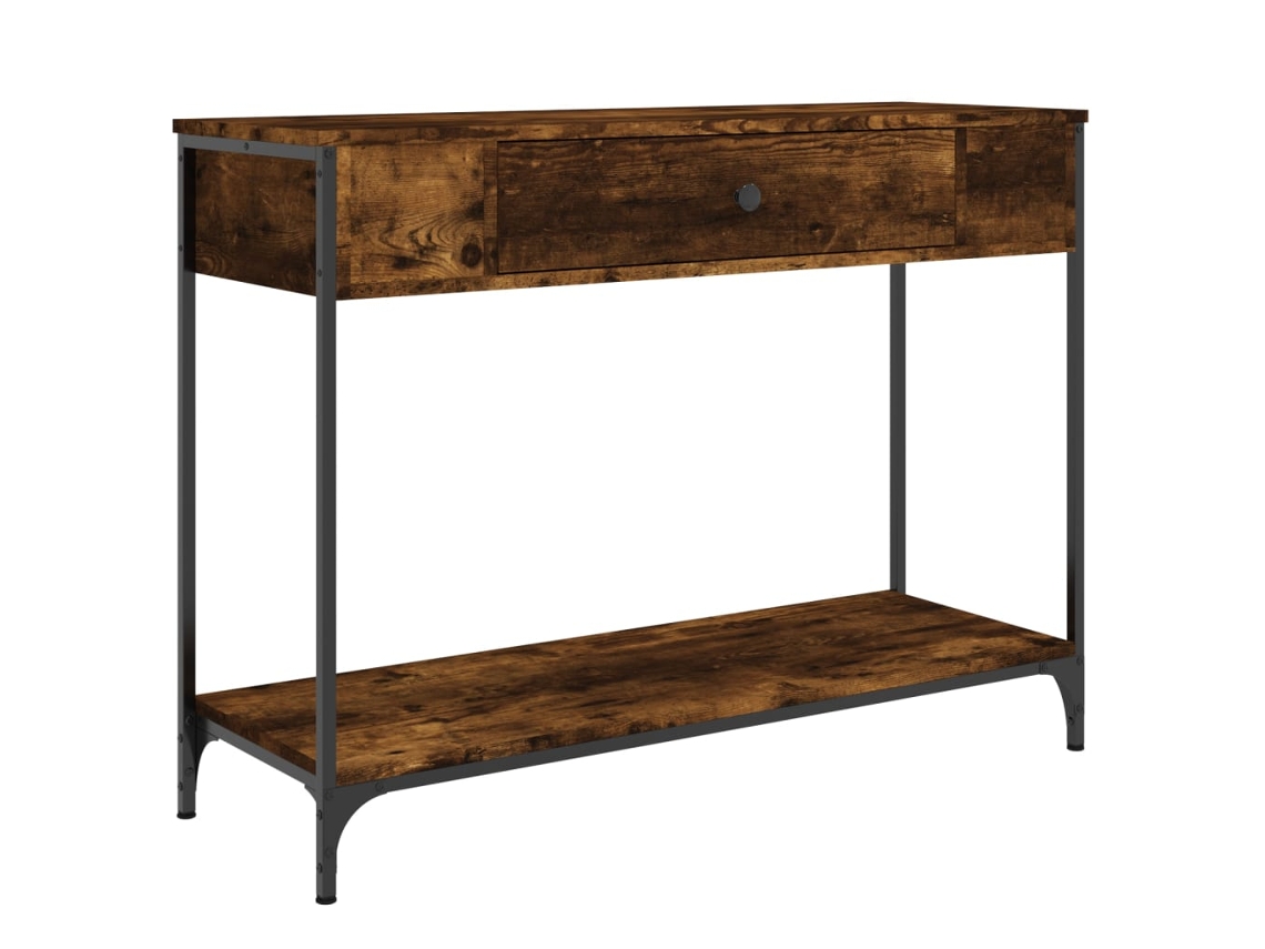 Console Table, Console Tables Vidaxl Marrom Madeira Processada (n/a)
