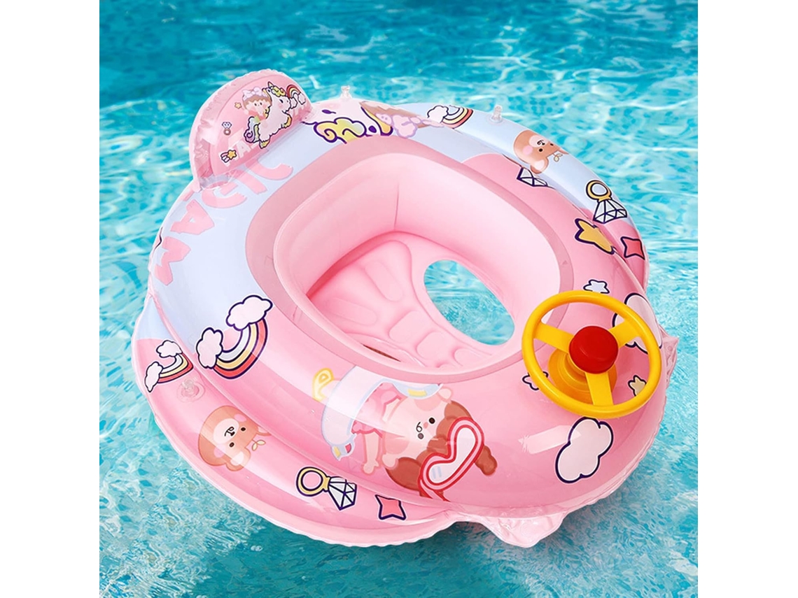 Boias Para Piscina De Bebê, Boias De Natação, Boias Infláveis Para Bebê Com Volante E Pistola De Água -aquaforge