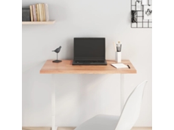 Vidaxl Tampo De Mesa 80x50x2 Cm Carvalho Tratado Castanho-claro