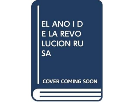 Livro El Año I De La Revolución Rusa de Victor Serge (Espanhol)