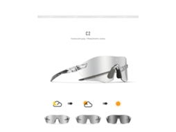 Oculos De Proteção Fotocrómicos Yuysan Para Dia E Noite, Cor Cinza