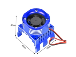 Ventilador Resfriamento Motor Carro Controle Remoto Led Azul