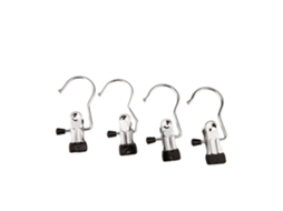 Conjunto De 4 Ganchos Portáteis De Metal Inoxidável Para Pendurar