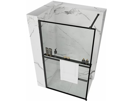 Parede De Chuveiro Rea Bler 120 Black