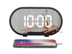 Despertador Iluminado, Tela Grande de 5,5 Polegadas, Superfície Espelh OEM