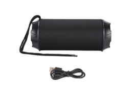 Caixa De Som Sem Fio Bluetooth Ak‑115s Com Lanterna Led Fm Portátil