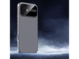 Capa Para Iphone 17 - Soft Armor Com Resfriamento - Couro Macio Híbrido Em Pc