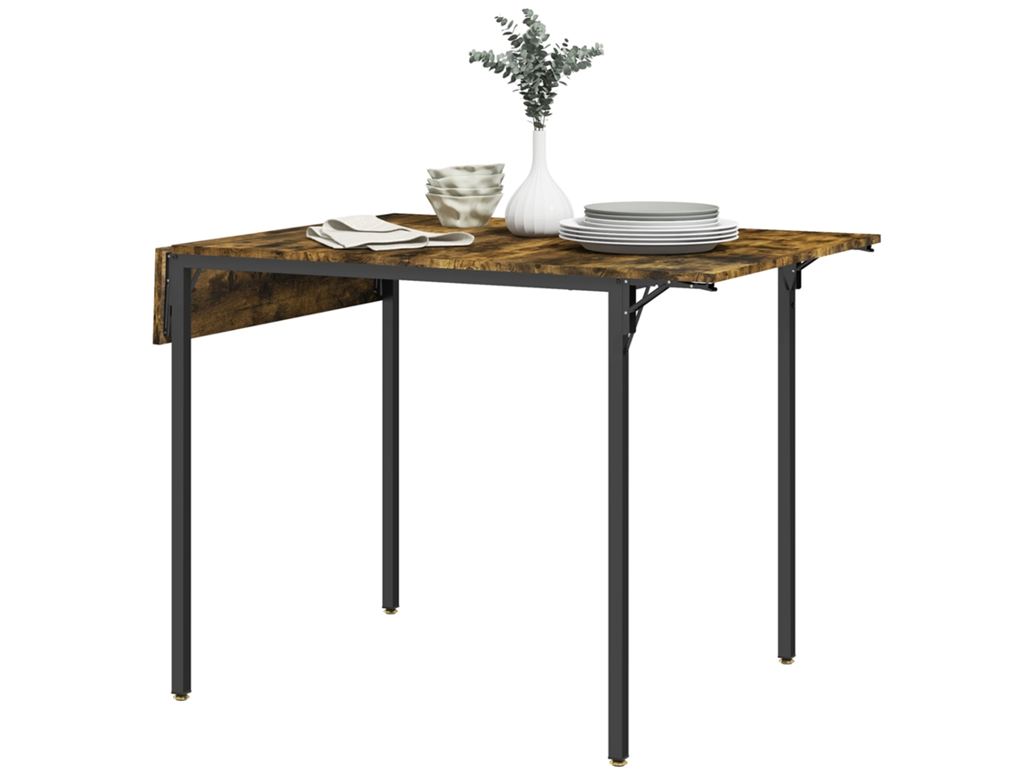 Mesa Jantar Extensível Estilo Industrial 2-4 Pessoas