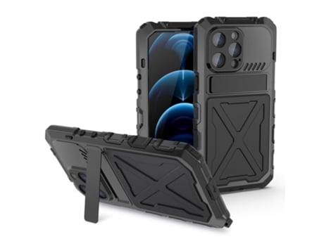 Suporte Casa Para Iphone 14 Pro R-just Silicone Anti-choque Preto