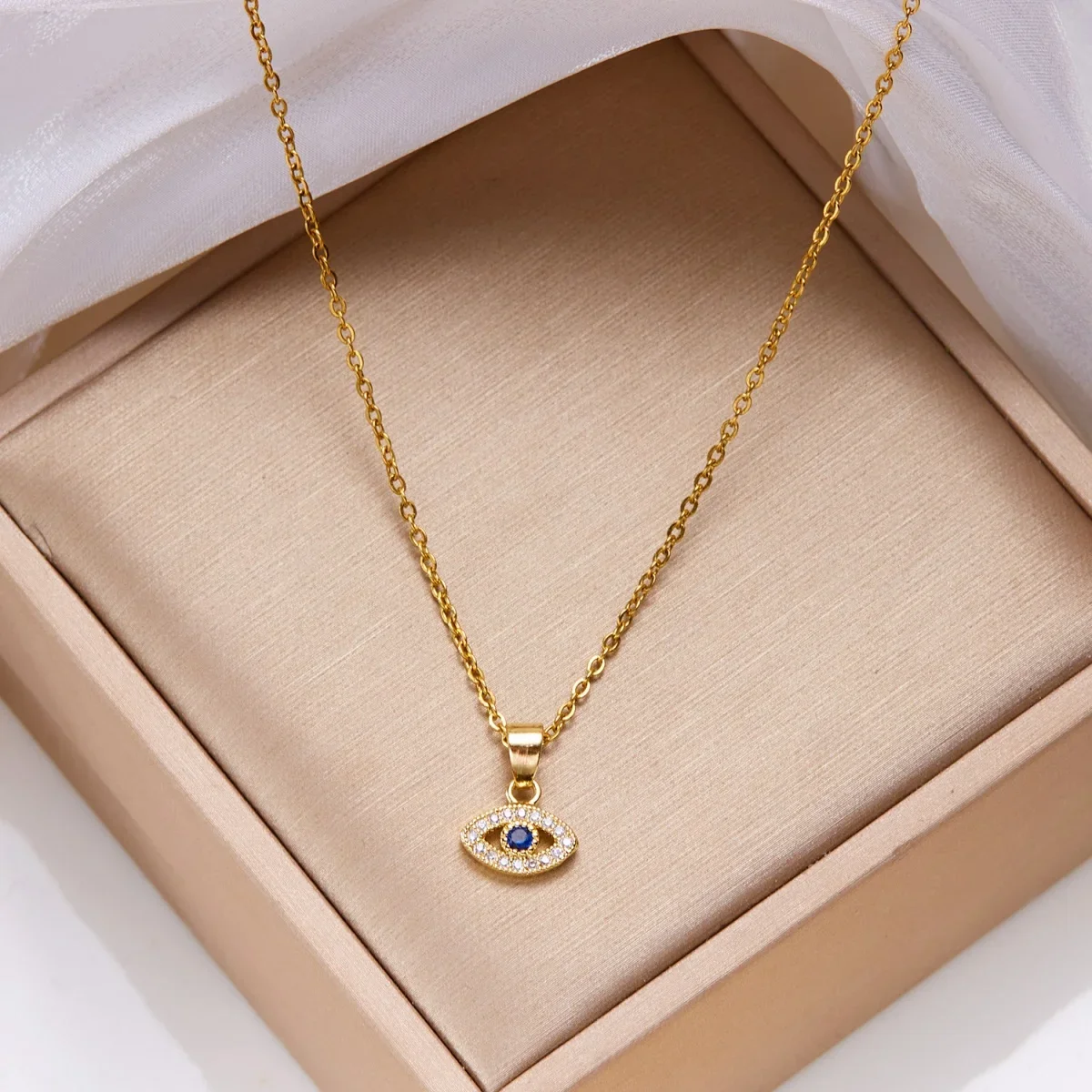 Pingente Olho Grego Azul Turco, Design Da Sorte Para Homens E Mulheres