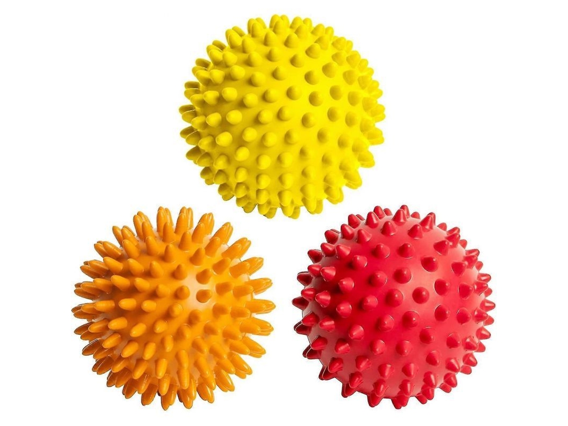 2026 3 Bolas de Massagem para Pés, Espalda e Músculos Conjunto Suave a Firme para Fasceíte Plantar, Terapia de Pontos Gatilho, Exercício e Yoga